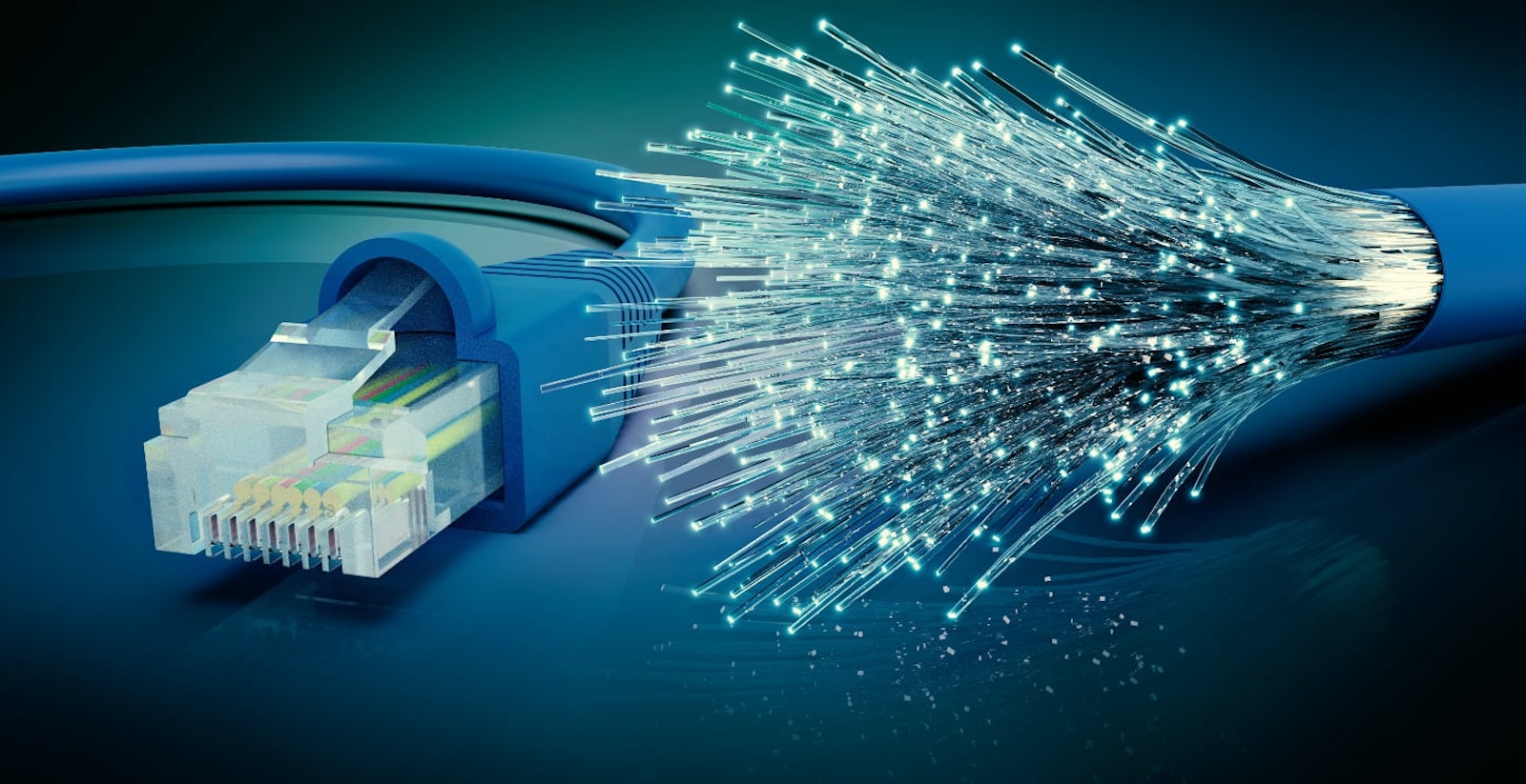 Glasfaser-Ethernet-Stecker Glasfaser-Ethernet-Stecker