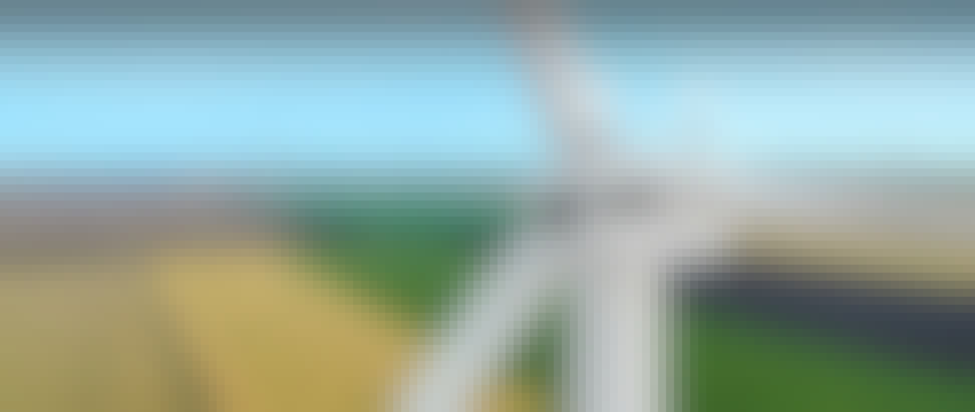 Dieses Bild zeigt eine Gondel des Windrades in Nahaufnahme. 